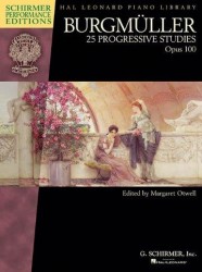 Burgmüller: 25 Progressive Studies, Op. 100 (Schirmer Performance Editions) (noty na sólo klavír)
