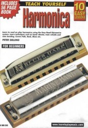 10 Easy Lessons: Teach Yourself Harmonica (video škola hry & booklet pro harmoniku)