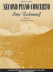Sergej Rachmaninov: Second Piano Concerto Opus 18 (noty na sólo klavír)