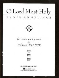Cesar Franck: Panis Angelicus (Low Voice) (noty na na zpěv, hluboký hlas, klavír)