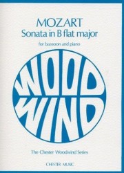 W.A. Mozart Sonata In B Flat For Bassoon And Piano K.292 (noty na fagot, klavír)