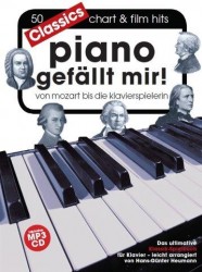 Hans-Günter Heumann: Piano Gefällt Mir! 50 Classics Chart & Film Hits (noty na sólo klavír) (+audio)