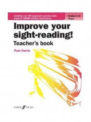 Improve your sight-reading! Teacher's Book: Piano Grades 1-5 (noty na sólo klavír)