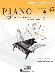 Faber Piano Adventures: Level 4-5 Lesson & Theory Book - International Anglicised Edition (noty na sólo klavír) (+audio)