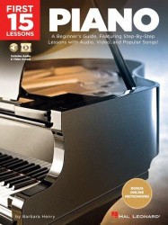 First 15 Lessons - Piano (noty na sólo klavír) (+audio & video)