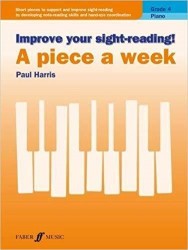 Paul Harris: Improve Your Sight-Reading! A Piece A Week Piano - Grade 4 (noty na sólo klavír)