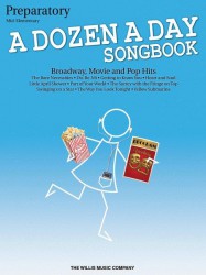 A Dozen a Day Songbook - Preparatory Book (noty na snadný sólo klavír)
