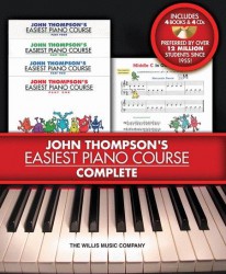 John Thompson's Easiest Piano Course Complete Box Set (noty na snadný sólo klavír) (+audio)