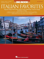 The Big Book of Italian Favorites (noty na klavír, zpěv, akordy na kytaru)