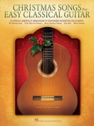 Christmas Songs For Easy Classical Guitar (noty pro snadnou klasickou kytaru)