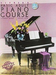 Alfred's Basic Adult Piano Course: Lesson Book Level 1 (noty na sólo klavír) (+audio)