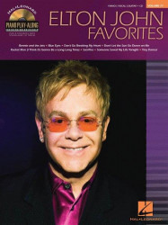 Piano Play-Along 77: Elton John Favorites (noty na klavír, zpěv, akordy na kytaru) (+audio)