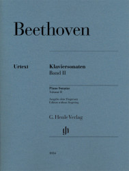 Beethoven: Piano Sonatas 2 - Edition Without Fingering  (noty na klavír)