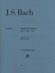 J. S. Bach: English Suites BWV.806-811 (noty na klavír)