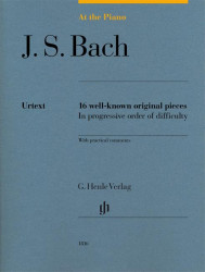 J. S. Bach: At The Piano - 16 well-known original pieces (noty na klavír)