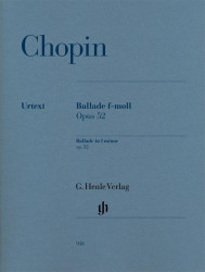 Chopin: Ballade In F minor Op.52 (noty na klavír)