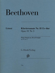 Beethoven: Piano Sonata In E Flat Op.31 No.3 (noty na klavír)