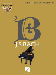 J.S. Bach: Piano Concerto in F Minor, BWV 1056 (noty na klavír) (+audio)