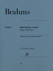 Johannes Brahms: Intermezzo A-dur (noty na klavír)