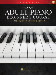 Easy Adult Piano Beginner's Course (noty na snadný klavír) (+audio)