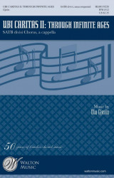 Ola Gjeilo: Ubi Caritas II - SATB a Cappella (noty na sborový zpěv) - SADA 5 ks