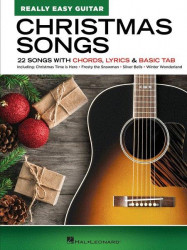 Really Easy Guitar: Christmas Songs (akordy na kytaru, texty)