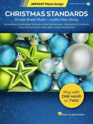Instant Piano Songs: Christmas Standards (velké noty na snadný klavír) (+audio)