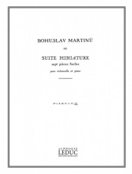 Bohuslav Martinů: Suite miniature H192, No.7 (noty na violoncello, klavír)