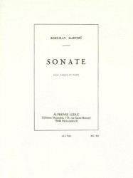Bohuslav Martinů: Sonata No.1, H182 (noty na housle, klavír)