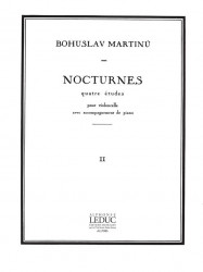 Bohuslav Martinů: 4 Nocturnes H189, No.2 (noty na violoncello, klavír)