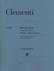 Muzio Clementi: Sonata Op 50 N 3 Didone Abbandonata (noty na klavír)
