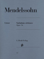 Mendelssohn: Variations Sérieuses Op. 54 (noty na klavír)
