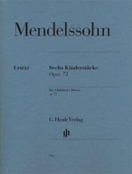 Mendelssohn: Six Children's Pieces Op. 72 (noty na klavír)