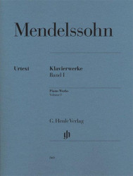 Mendelssohn: Piano Works Volume 1 (noty na klavír)