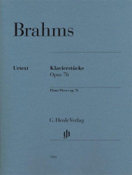 Johannes Brahms: Piano Pieces Op.76 (noty na klavír)