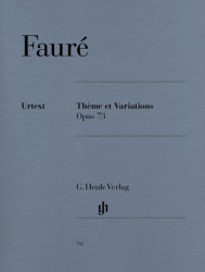 Gabriel Fauré: Theme Et Variations Op.73 (noty na klavír)