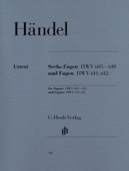G.F. Händel: Six Fugues HWV 605-610 And Fugues HWV 611, 612 (noty na klavír)