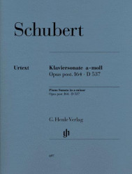 Franz Schubert: Klaviersonate A-Moll Opus Post. 164 D537 (noty na klavír)