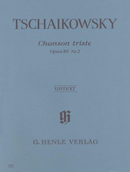 Čajkovskij: Chanson Triste Op.40 No.2 (noty na klavír)