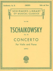 Čajkovskij: Violin Concerto Op.35 (noty na housle, klavír)