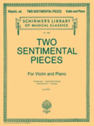 2 Sentimental Pieces (noty na housle, klavír)