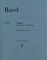 Maurice Ravel: Tzigane (noty na housle, klavír)