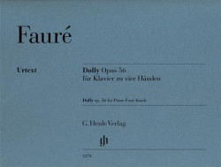 Gabriel Fauré: Dolly op. 56 (noty na čtyřruční klavír)
