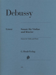 Claude Debussy: Sonata For Violin And Piano (noty na housle, klavír)