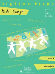 BigTime Piano Kids' Songs Level 4 (noty na klavír)