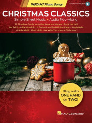 Instant Piano Songs: Christmas Classics (velké noty na snadný klavír) (+audio)