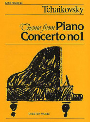 Tchaikovsky / Čajkovskij: Theme From Piano Concerto No.1 (noty na snadný klavír)