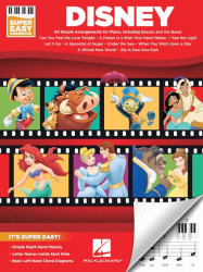 Disney - Super Easy Songbook (noty na super snadný klavír)