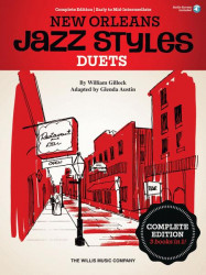 William Gillock: New Orleans Jazz Styles Duets - Complete Edition (noty na čtyřruční klavír) (+audio)