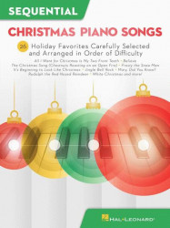 Sequential Christmas Piano Songs (noty na snadný klavír)